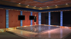 Virtual Set Studio 141 for HD is a designer room with a view.