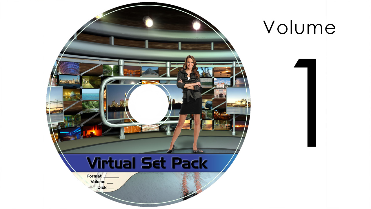 Virtual Set Pack Volume 1 Virtual Set Editor:  Royalty Free, Includes 10 Virtual Sets with 16 Angles Each in Virtual Set Editor Format: Studio089 Studio095 Studio097 Studio098 Studio103 Studio105 Studio107 Studio111 Studio112 Studio113